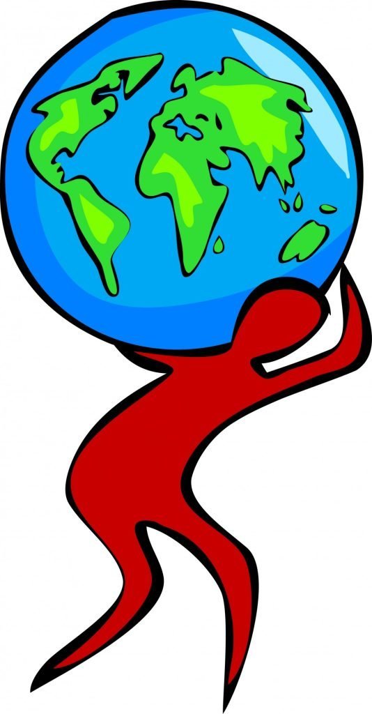 cargando el mundo