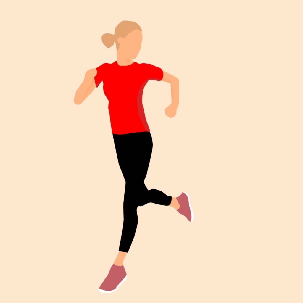 chica corriendo jogging